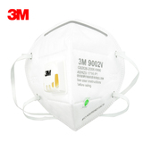 5个装3m口罩9002V头戴式防护尘带呼吸阀N9001放成人男女雾霾PM2.5