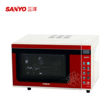 Sanyo/三洋 EM-310H 23L 不锈钢内胆 侧拉门 微电脑烧烤微波炉