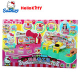 迪士尼凯蒂猫甜品梦工场套装儿童节礼物做蛋糕情景过家家玩具8571