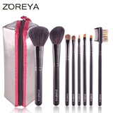 ZOREYA8支羊毛化妆刷套装套刷初学散粉刷腮红刷彩妆美妆工具刷子