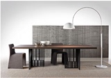 高档实木家具美式工作办公桌工作餐桌咖啡桌家用桌子实木 可定做