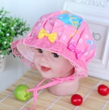 韩国韩版公主帽婴幼儿盆帽遮太阳帽儿童帽蕾丝花边女宝宝帽子春秋