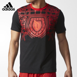 Adidas阿迪达斯短袖男2016夏款利拉德篮球训练速干透气T恤AH4138