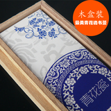 中国风青花瓷特色书签 木盒装出国外事小礼物送老外同学朋友老师