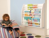 儿童书架幼儿园杂志架书报架收纳架创意儿童书柜壁挂墙上书架
