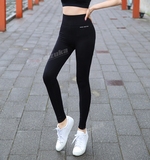 高腰运动裤女 专业快速干吸湿排汗跑步锻炼紧身裤子显瘦健身长裤