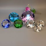 钻石水晶玻璃钻石创意小摆件眼镜店珠宝高档手机柜台装饰品