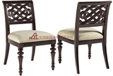 美式实木餐椅 欧式古典靠背椅做旧 田园风格椅子特价 书椅现货