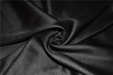 香云纱新款重磅 顺德莨绸黑色双面缎真丝布料 100%桑蚕丝高档面料