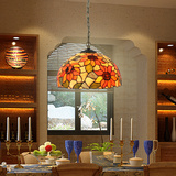 创意时尚欧式蒂凡尼吊灯玻璃向日葵吊灯餐厅吊灯卧室书房入户吊灯