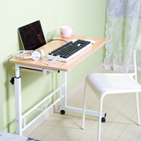 电脑桌床上用床边移动双层升降笔记本书桌置地移动懒人桌床边