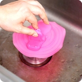 地漏盖厨房水槽堵水塞卫生间水池浴缸防臭下水道盖子卡通造型硅胶