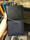 香港DFS代购巴宝莉burberry LONDON皮革对折短款纯色男士钱包钱夹