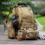 WZJP无贼MOllE系统多功能户外战术组合双肩包迷彩背包登山徒步包