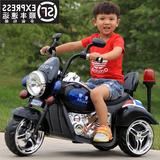 最新款儿童电动摩托车警车大号可坐骑男女宝宝电瓶车