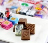 日本进口零食松尾多彩什锦巧克力190g超值加量30枚情人节精巧喜糖