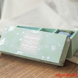 范妮范 定制高档婚礼喜糖盒子礼盒婚礼用品个性成品含糖纸盒