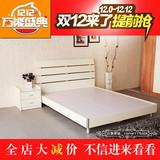 床现代简约板式床1.5单人床1.8双人床韩式风格田园床特价包邮