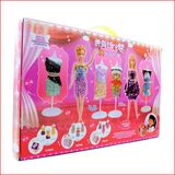 礼物芭美儿梦幻时装秀系列 创意DIY芭比娃娃礼盒换装女孩玩具潮