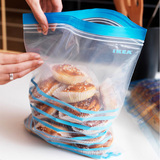 包邮 宜家保鲜袋自封袋可反复使用冰箱食品密封袋宝宝辅食储藏袋