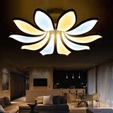 创意花瓣吸顶灯 时尚艺术叶子LED吸顶灯现代简约大气客厅卧室灯具