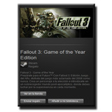 Steam正版 Fallout 3 GOTY 辐射3年度版 本体+全部DLC 自动发KEY