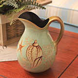 美式乡村地中海陶瓷花瓶摆件欧式复古客厅奶壶花器花插家居装饰品