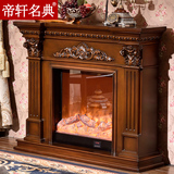帝轩名典欧式壁炉架装饰柜 白深色美式壁炉 取暖炉芯 1.2/1.5/2米