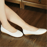夏季新款老北京布鞋平底黑白色大码妈妈鞋职业工作护士单鞋女舒适