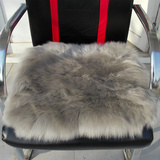纯色座椅垫办公室坐垫加厚纯羊毛椅子坐垫餐椅老板椅座垫