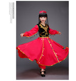 幼儿女童新疆舞维吾尔族少数民族表演舞蹈服