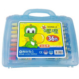 《正品》韩国嘟哩36色油画棒 塑料盒装 蜡笔 DONG-A 东亚油画棒