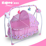 kapro热销电动婴儿摇床带音乐批发 电动摇床音乐婴儿床智能宝宝床
