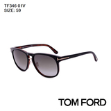 TOM FORD汤姆福特太阳镜 TF346新款复古墨镜 板材带鼻托舒适眼镜