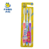 【天猫超市】FROG/青蛙牙刷 柔丝软毛三支装 清洁牙缝999颜色随机