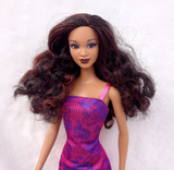 正版Barbie正品芭比娃娃玩具小麦色日烧肌 绝版小脸闭嘴脸模BGT19