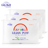 【预售】Lily Bell/丽丽贝尔纯棉三层双面化妆棉222片*3袋 卸妆棉