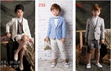 儿童摄影服装批发宝宝照相摄影服装大男孩西服小西装韩版热卖新款