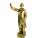 开光毛主席铜像全身像 招手铜毛泽东像挥手之间 铜毛主席像 摆件