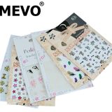 MEVO美甲贴纸 指甲贴花 立体 50张随机 不同款 带背胶 光疗可用
