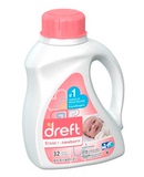 Dreft美国帮宝适旗下宝宝婴儿洗衣液1.47L 奶香味 美国直邮