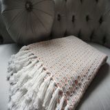 外贸新品 美式乡村高级雪尼尔毛毯 沙发毯床尾毯披肩盖毯欧式毯子