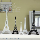 镶钻版 巴黎埃菲尔铁塔模型摆件 欧式家居装饰摆件 创意建筑模型