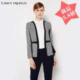 LANCY朗姿2016新女春装商场同款轻奢镶钻短外套LC16100WJK023