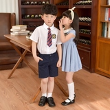 卷卷毛校服套装男女童学院风班服幼儿园园服表演服六一儿童合唱服