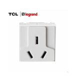 TCL国际电工开关插座面板118型三孔模块 功能件 U系列 模块 正品