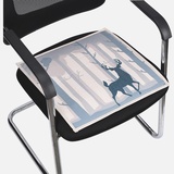 办公室坐垫卡通学生椅垫北欧宜家棉麻板凳垫防滑椅子垫简约餐椅垫