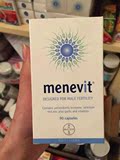 澳洲直邮德国拜尔Elevit/爱维乐/Menevit男士补精备孕复合维生素