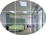 高隔间57款隔断墙办公室屏风隔断办公室隔墙钢化玻璃百叶安装定制