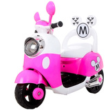 S8F儿电动车摩托车三轮脚踏车1-4岁可坐人小孩充电瓶玩具车